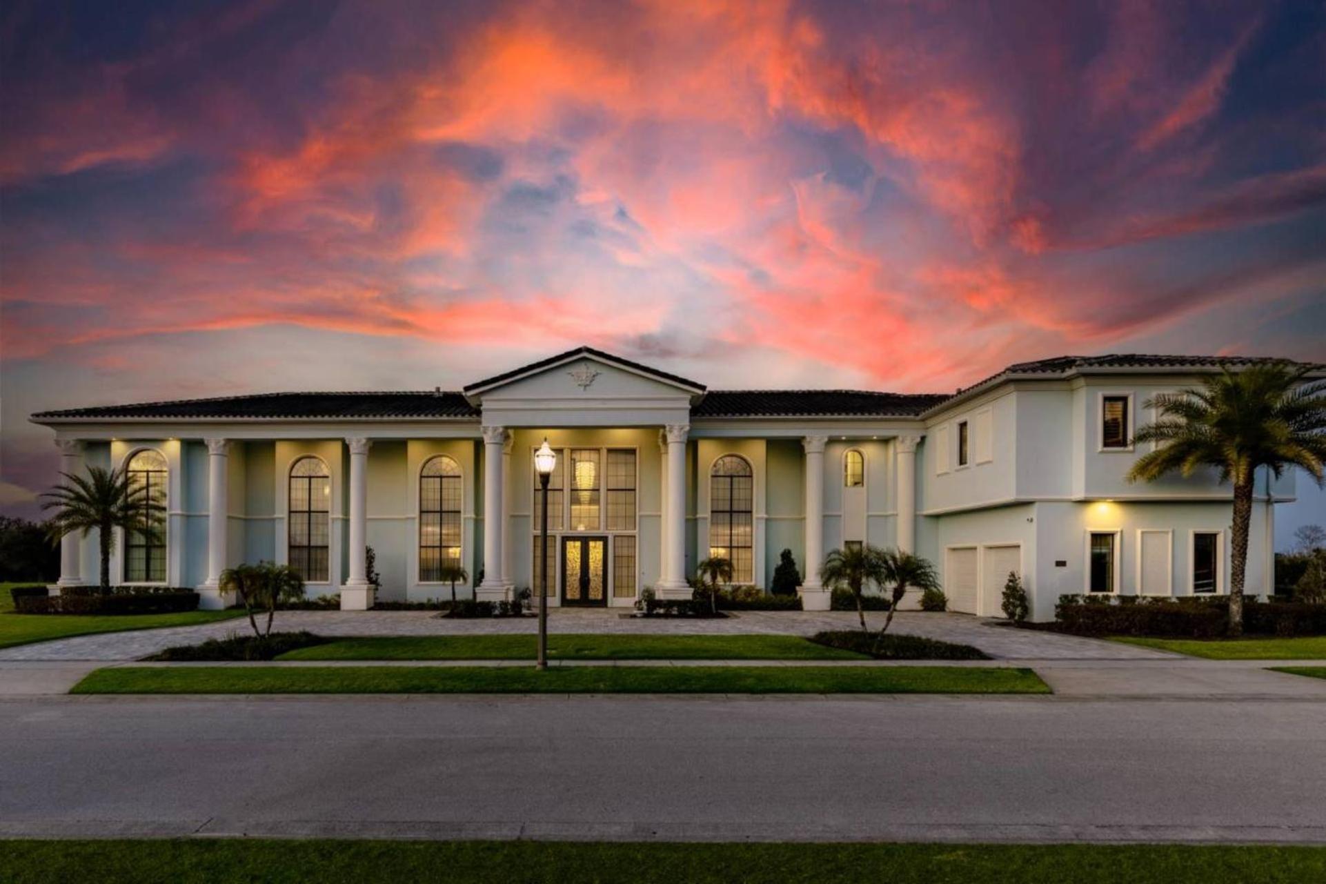 Beautiful 5 Star Mansion With Private Pool On The Prestigious Reunion Resort Orlando Mansion 6280 Kissimmee Dış mekan fotoğraf